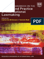 (Research Handbooks in International Law) Brolmann, Catherine - Radi, Yannick - Research Handbook On The Theory and Practice of International Lawmaking-Edward Elgar Publishing (2016)