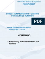 Curso: Administración Y Gestión de Recursos Humanos: Universidad Nacional de Cajamarca