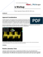 Heart Failure Workup - Approach Considerations, Routine Laboratory Tests, Natriuretic Peptides