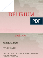 DELIRIUM EN ANCIANOS
