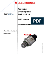 Protocol Description SAE J1939 HPT 1000S: Pressure Transmitter