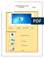 Niraj International School ICT Worksheet Grade-3