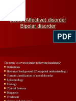Mood (Affective) Disorder Bipolar Disorder