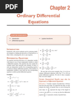 Ordinary Diff Erential Equations: Chapter Highlights