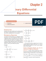 Ordinary Diff Erential Equations: Chapter Highlights