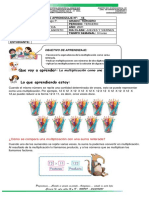 Guía n.18. Multiplicación Como Suma Rápida. Tercero