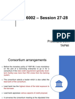 Session 27 - 28 - Bank Credit - II