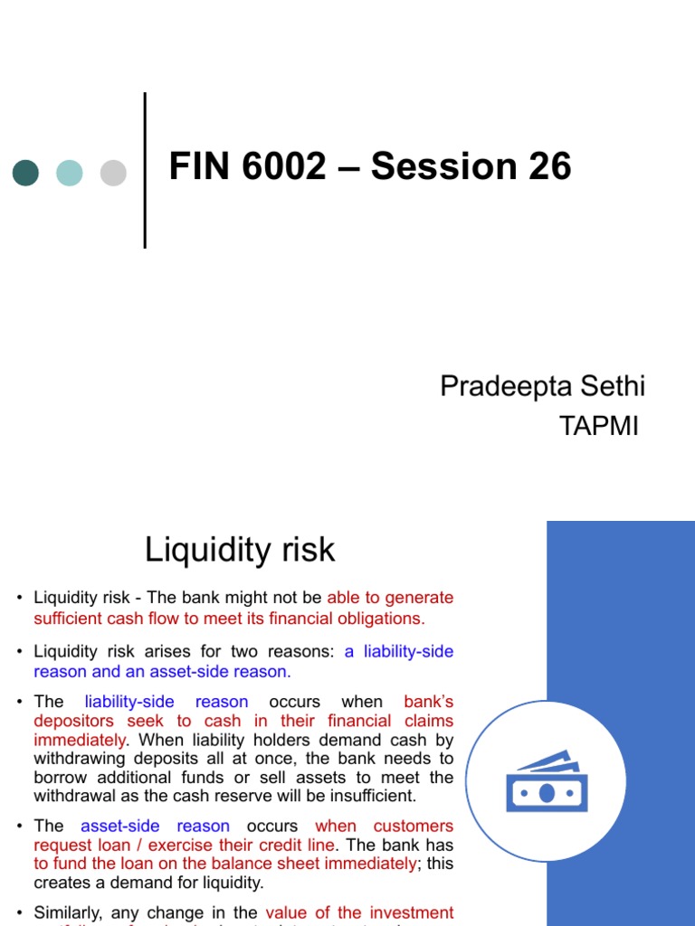 Bank Liquidity Risk Management | PDF | Market Liquidity | Banks
