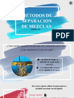 Métodos de Separación de Mezclas