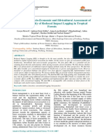 An Ecological, Socio-Economic and Silvicultural Assessment of The Sustainability of Reduced Impact Logging in Tropical Forests