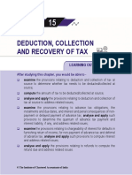 Deduction, Collection and Recovery of Tax: After Studying This Chapter, You Would Be Able To