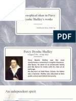 Philosophical Ideas in Percy Bysshe Shelley's Works