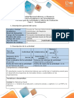 Guía de Actividades y Rúbrica de Evaluación - Fase 1 - Investigacion