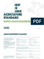 Rainforest Alliance 2020 Sustainable Agriculture Standard Supply Chain Requirements