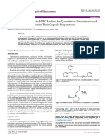 Exploring Novel Isocractic HPLC Method For Quantitative Determination of Cinnarizine and Piracetam in Their Capsule Preparations 1920 4159 1000225