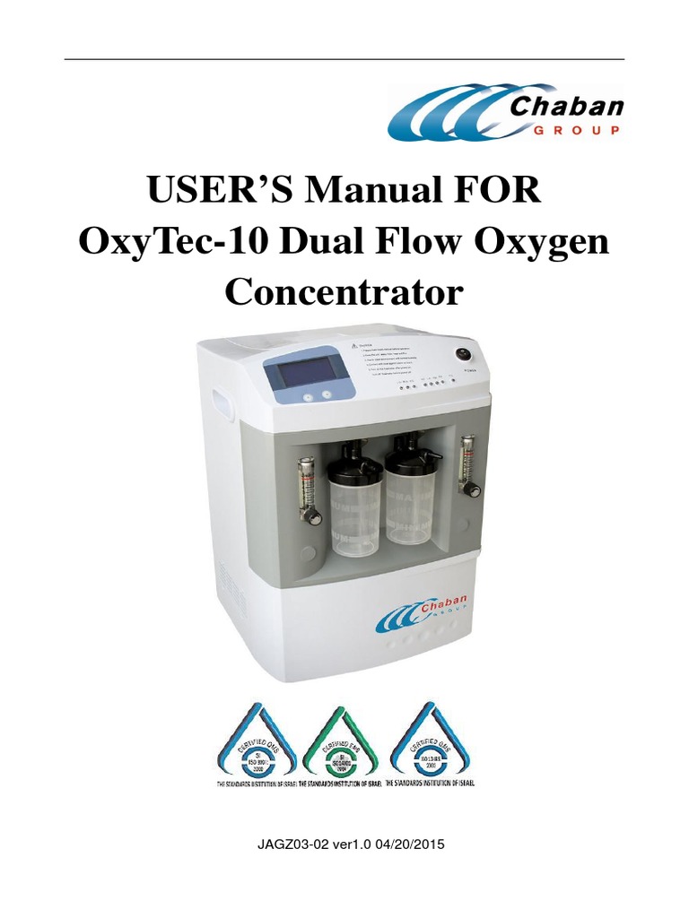 OxyTec-10 Dual Flow Manual | PDF | Flow Measurement | Oxygen