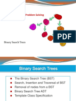 Data Structure and Problem Solving: Binary Search Trees
