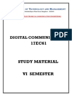 Vi - 17ec61 - Digital Communication - Dr. Dankan Gowda V Asst. Professor, Ece