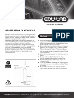 Teacher-Student Worksheets: Respiration in Woodlice