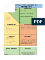 Dofa Riesgos y Oportunidades