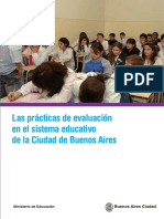 Las Prácticas de Evaluación en El Sistema Educativo de La Ciudad de Buenos Aires