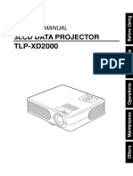 Manual Toshiba TLP Xd2000 en 39