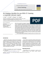 An Imaging Checklist For Pre-FESS CT - Framing A Surgically Relevant Report-Clinical Radiology-2011
