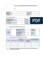 Estructura de Informe Mensual II - ee.UU