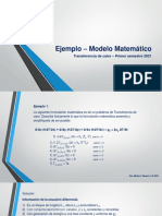 Ejemplos - Modelo Matemático