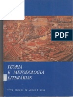 Pdfcoffee.com Aguiar e Silva Vitor Manuel de Teoria e Metodologia Literarias 2 PDF Free