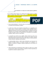 Tema 4 Gobiernos Locales y Regionales Frente A La Gestión Cultural