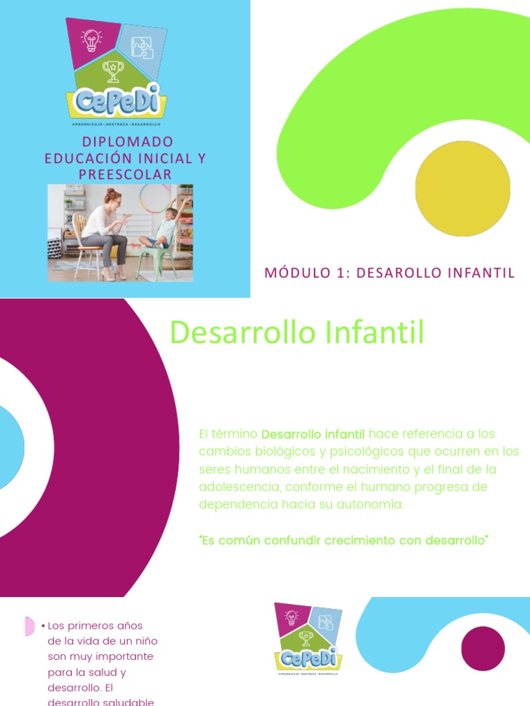 Desarrollo Infantil en Educación Preescolar | PDF | Educación de la ...