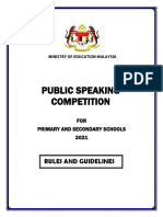 Online Public Speaking Competition 2021