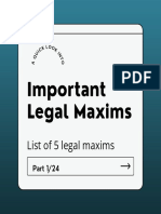 Legal Maxims 1