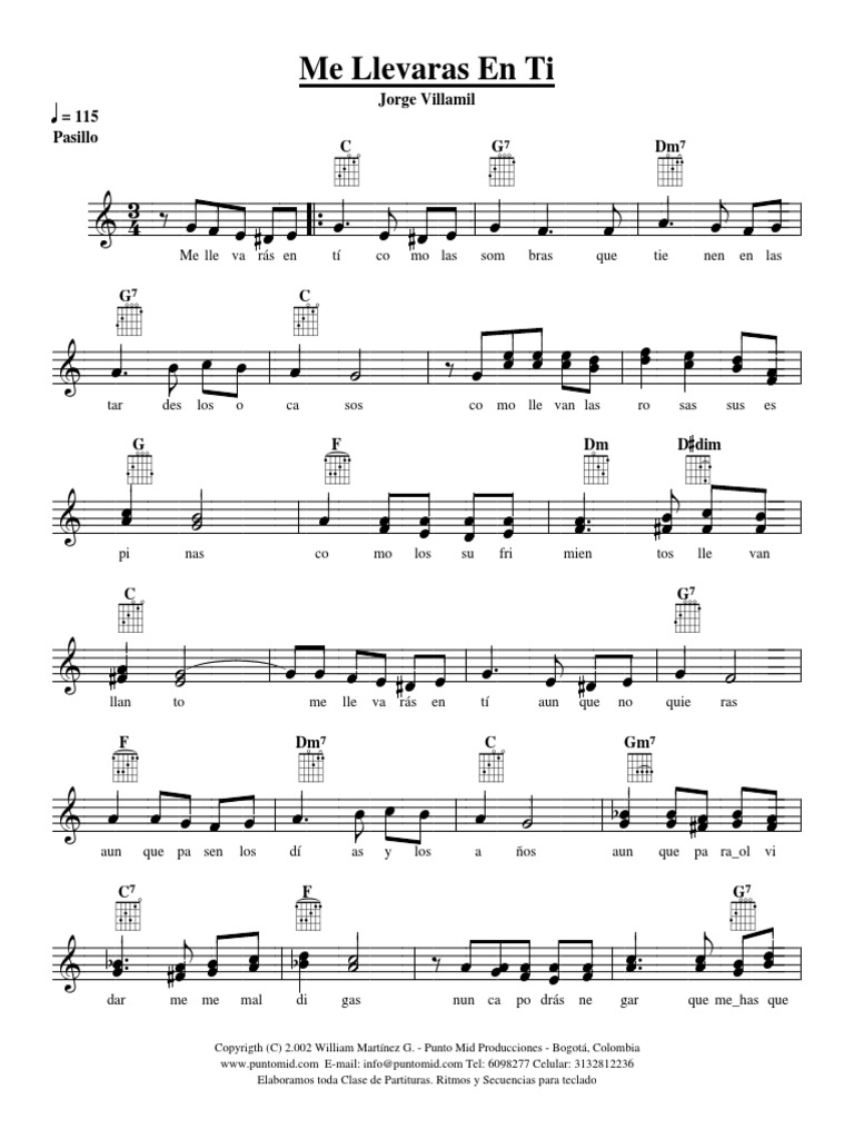 Me Llevaras en Ti PDF