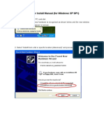 SRAM Card Driver Install Manual (For Windows XP SP1)