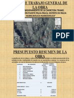 Plan de Trabajo General de La Obra