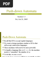 3.3 Push-Down Automata