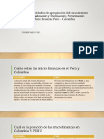 3.3.6. Actividades de Apropiación Del Conocimiento (Conceptualización y Teorización) - Presentación Paralelo Micro Finanzas Perú - Colombia