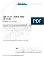 Intravenous Proton Pump Inhibitors: RUG Eview