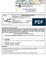 8º Ano 1ºrot PROJ - VIDA 4° BIM., PDF, Humano