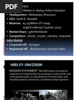 Download HARLEY-DAVIDSON final ppt by Kaushlendra Gaur SN52228183 doc pdf