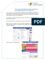 Como Configurar Mensagem Automática No Messenger