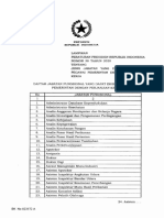 Perpres Nomor 38 Tahun 2020 - Lampiran