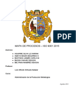 Bmapa de Procesos - Iso 9001 2015