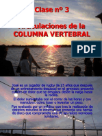 Clase 3 - COLUMNA VERTEBRAL