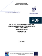 Atlas des données structurelles concernant la sécutité alimentaire dans la Région d'Amoron'i Mania - Madagascar (SIRSA - 2006)
