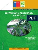 Fertilidad y Nutricion Del Palto
