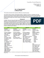 Importance, Important, or Importantly? Choosing The Correct Word Form