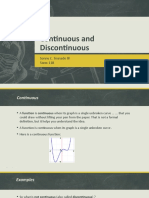 Continuous and Discontinuousss